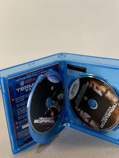 Terminator Salvation: Blu-ray 2-Disc Theatrical + Director's Cut 2009 Great Cond