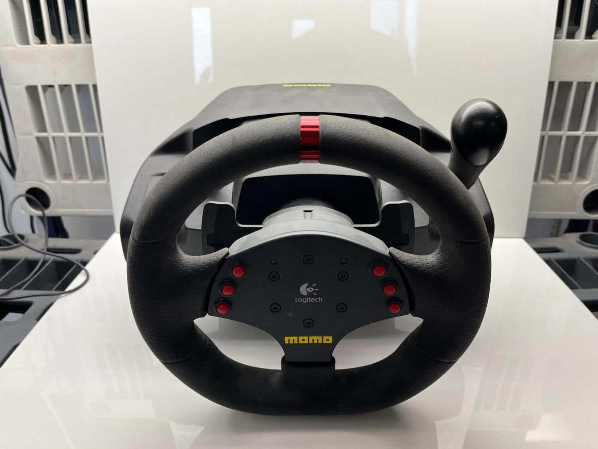 Logitech Momo Racing Force USB Racing Wheel Only No Pedals E-UH9