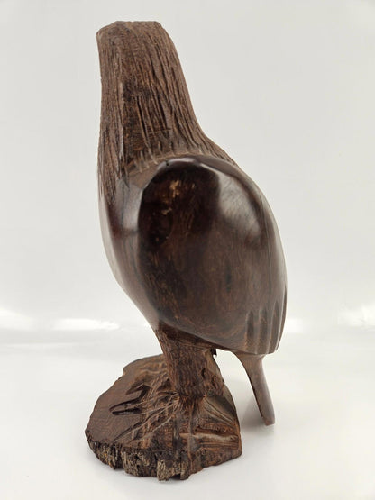 Hand Carved Wooden Eagle 8.5"
