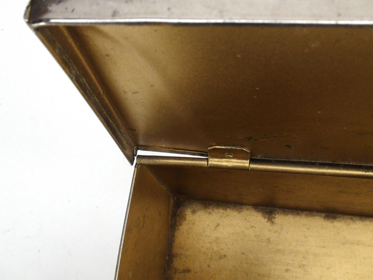 Antique Vintage Thermos Box, Metal 35cm