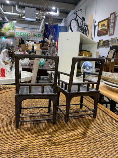 Iron Miniature Chairs
