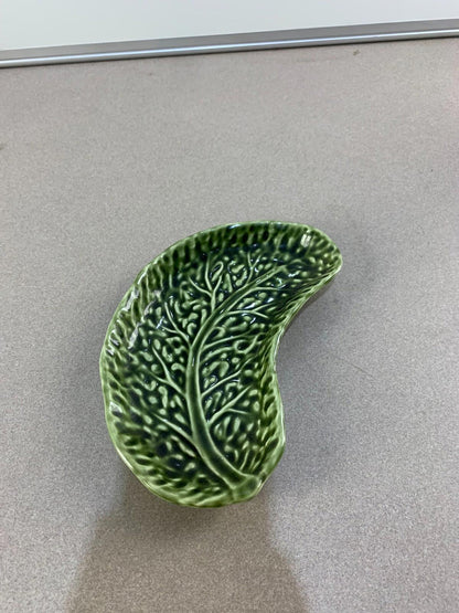 Olfaire Green Cabbage Serving Bowl Made In Portugal