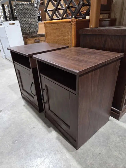 Wooden Nightstand Set