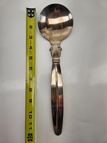 Vintage Viking Plate E.P Brass Casserole Serving Spoon 12"