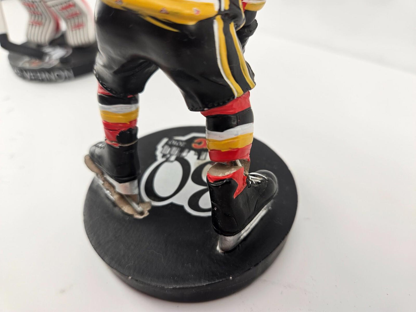 Lot of 2 - Mike Vernon & Jarome Iginla Bobble Head *For Repair*