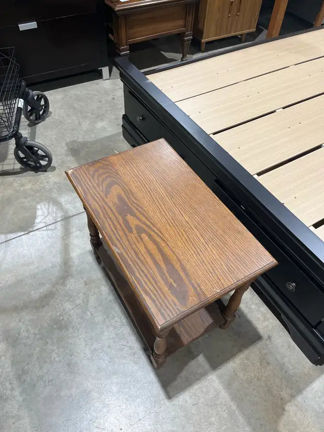 Vintage Wood Side Table