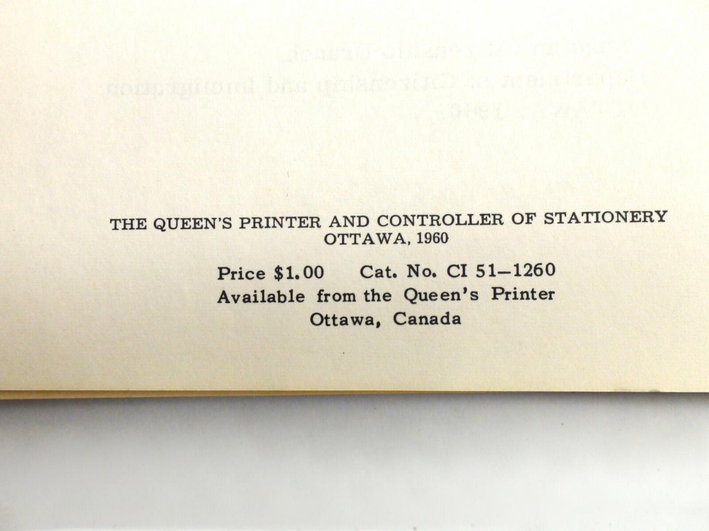 Notes on the Canadian Family Tree | Canadian Citizenship | Vintage Booklet |