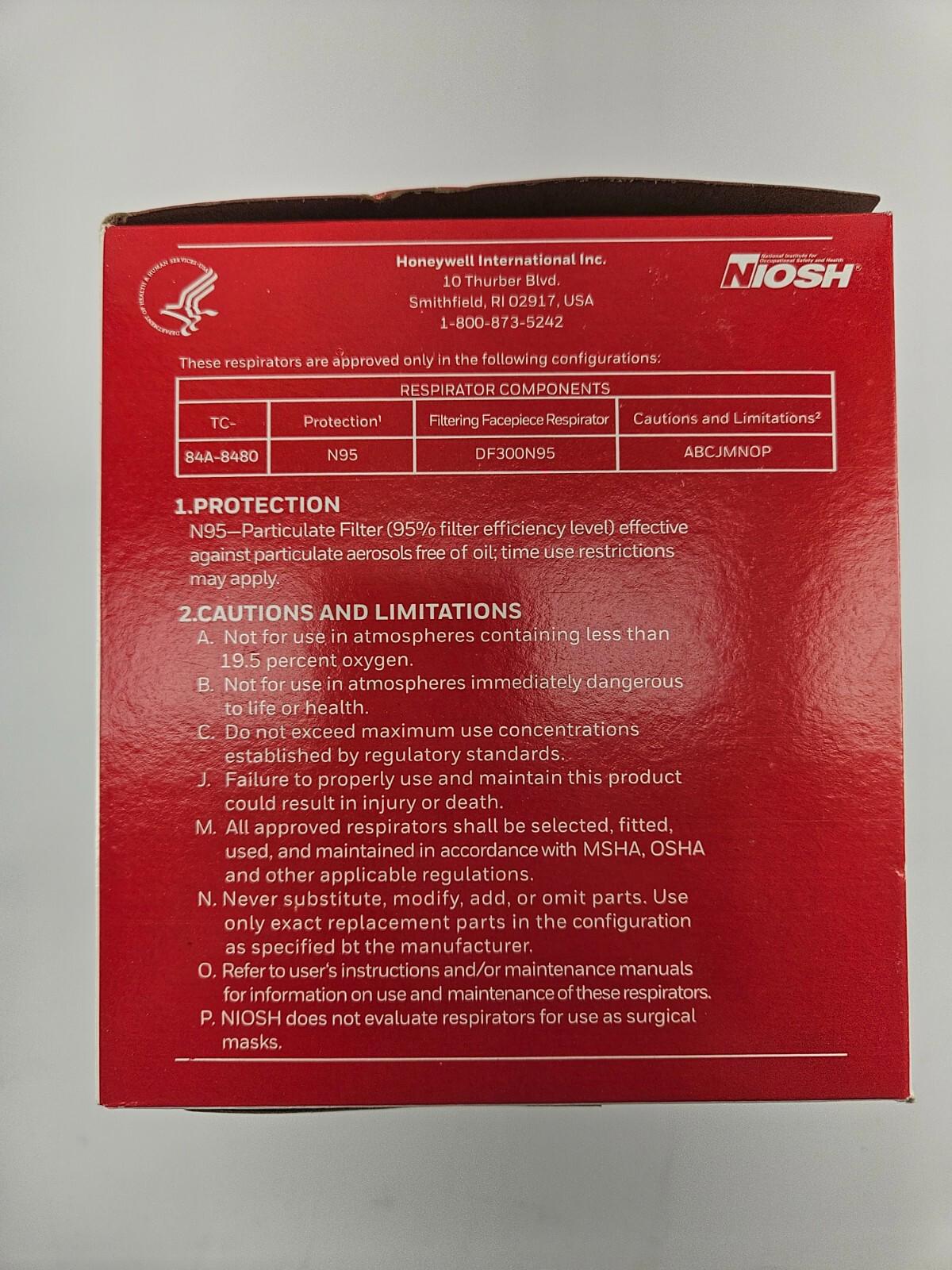 Honeywell DF300N95 N95 Particulate Respirator
