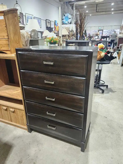 Ashley Furniture Wooden 5 Drawer Chest