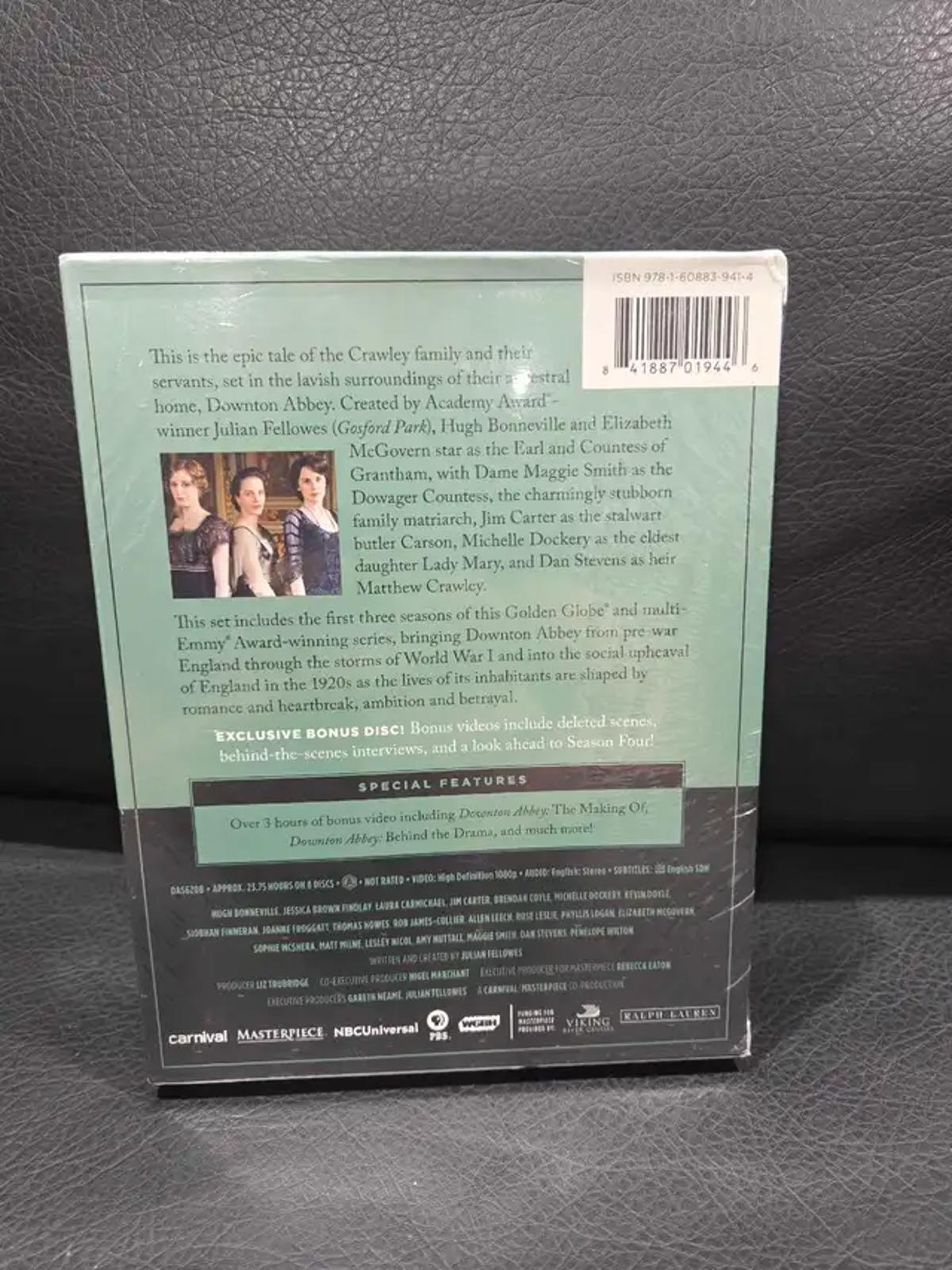 New! Downton Abbey Blu-Ray Seasons 1-3