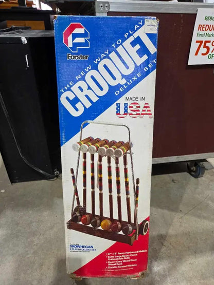 Vintage Forster Croquet Set