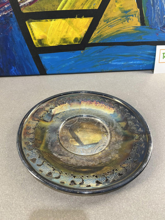 Vintage Round Plate SP Copper Made in Canada