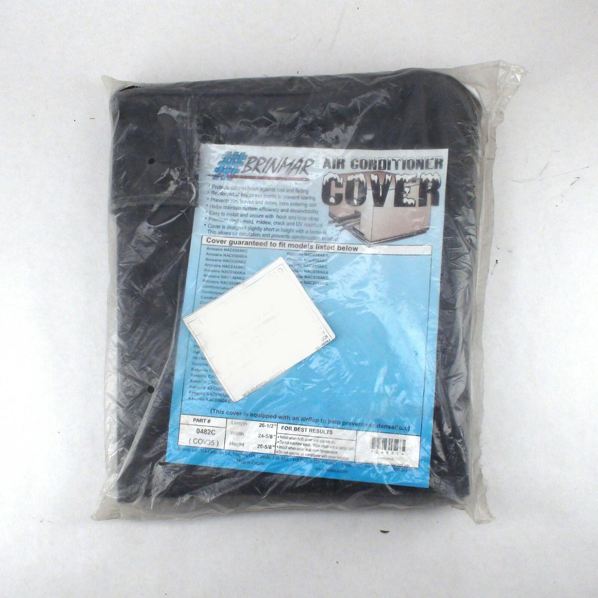 Couvre-climatiseur Brinmar 0482C - 26-1/2" x 24-5/8" x 26-5/8" - Neuf