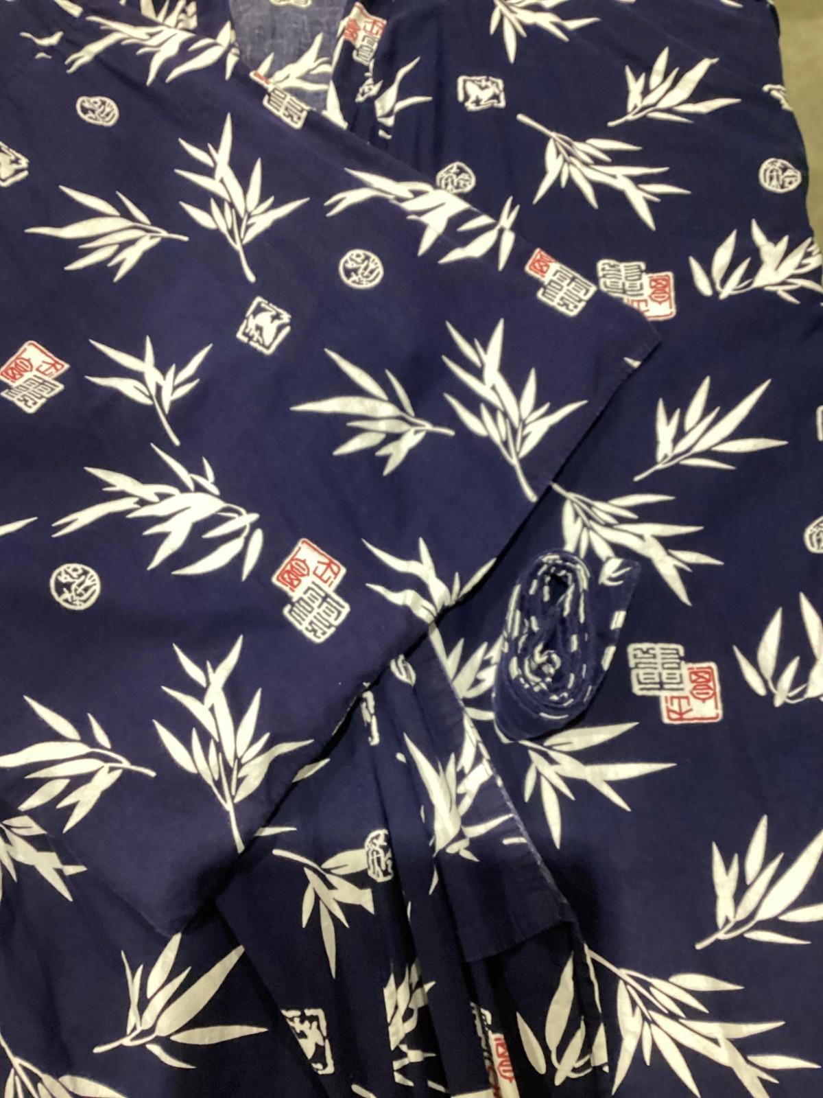 Kimono Cotton Robe Made in Japan