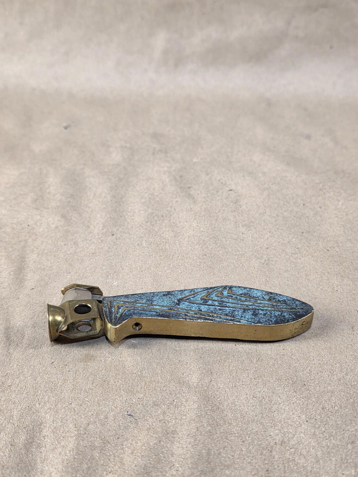 Heavy Brass Cigar Cutter PFEILRING | Vintage German Guillotine Cigar Cutter