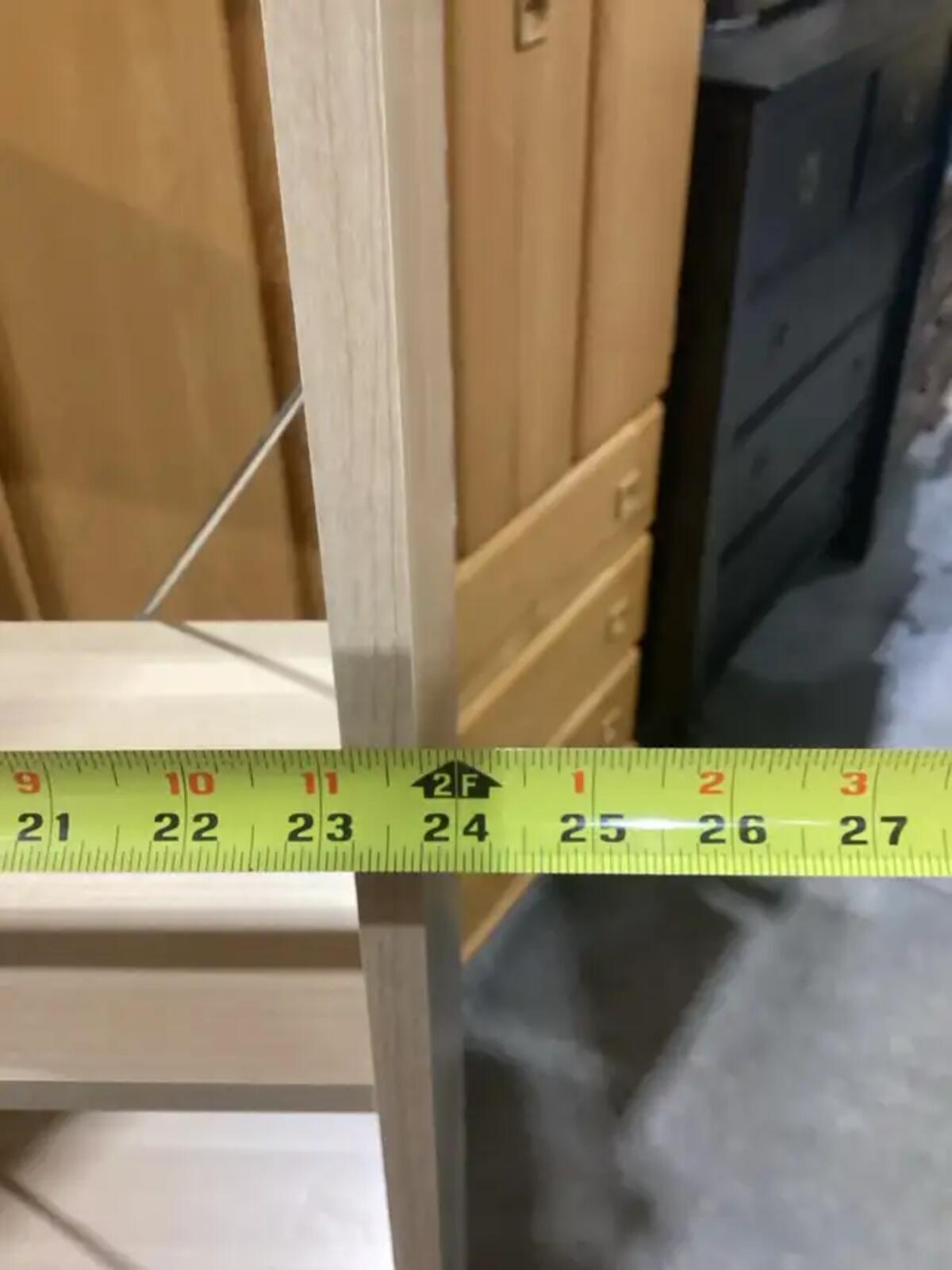 Wood Shelving Units - 2 Available