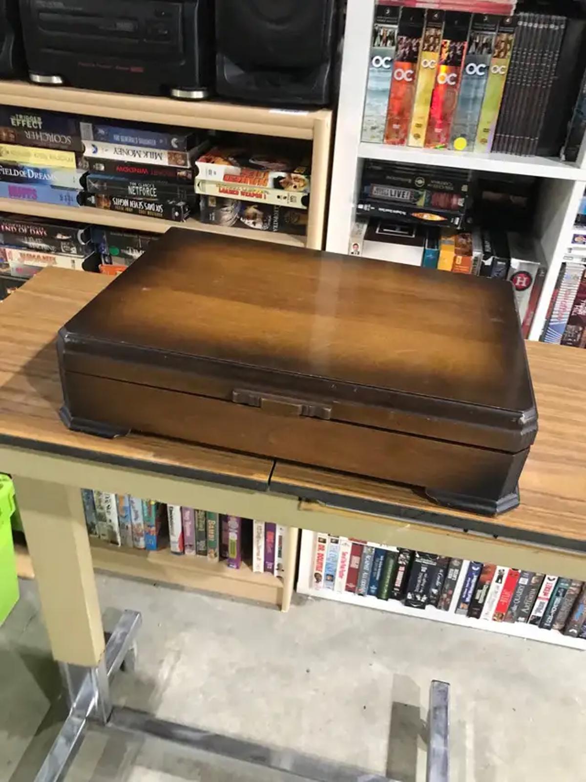 Rogers Bros Silverware Chest