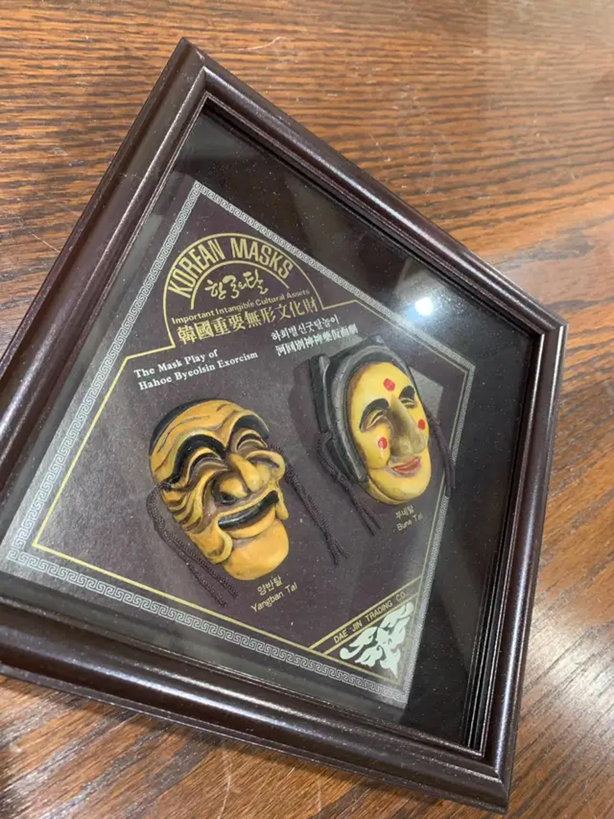 Daejin Korean Masks Frame