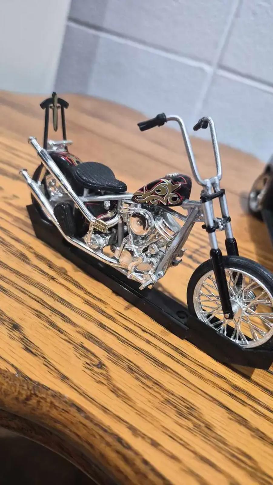 ERTL Model Truck and Bike