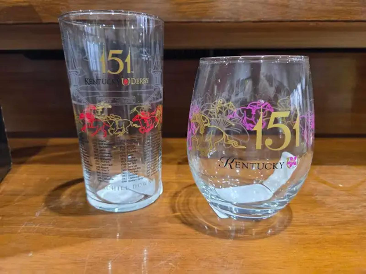 Nouveau - Ensemble de verres Kentucky Derby