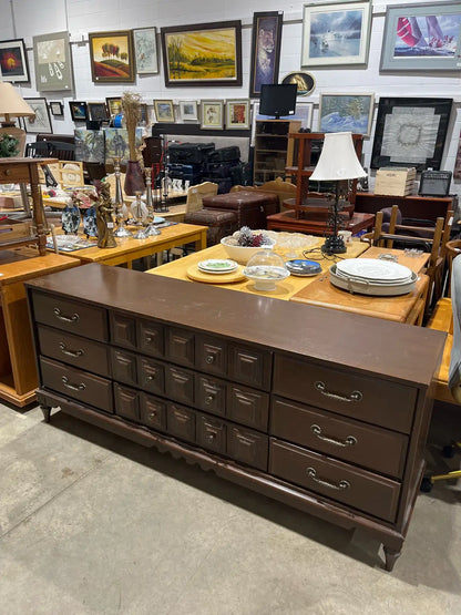 Brown Wood Dresser
