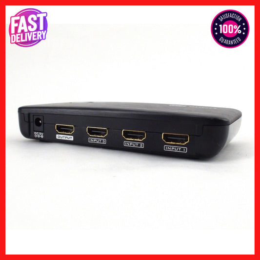 4 Port HDMI Switcher Selecter - Rocketfish RF-G1185 With Power Adapter