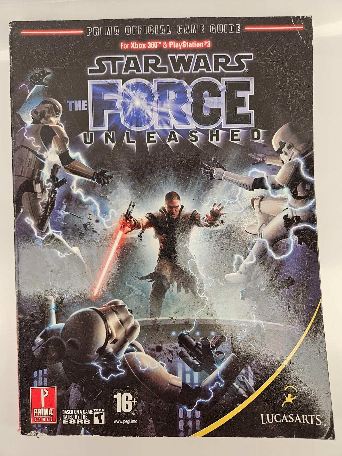 Star Wars The Force Unleashed Official Prima Strategy Guide Game Book