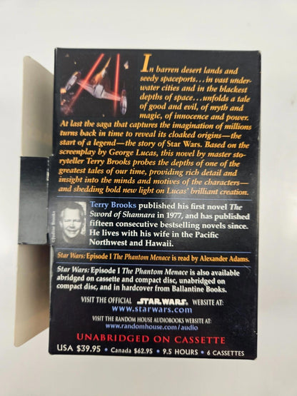 Star Wars Episode I Phantom Menace By Terry Brooks On Audio Cassette