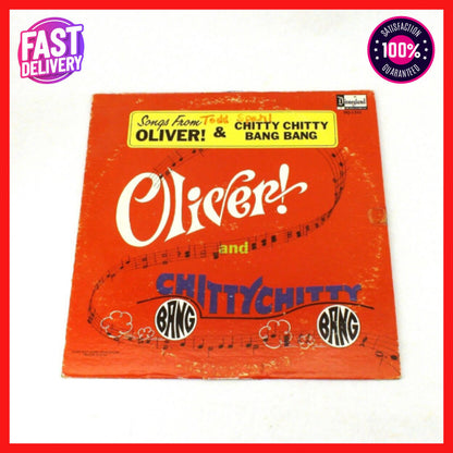 Disneyland Records Vinyl - Songs From Oliver! & Chitty Chitty Bang bang 1969