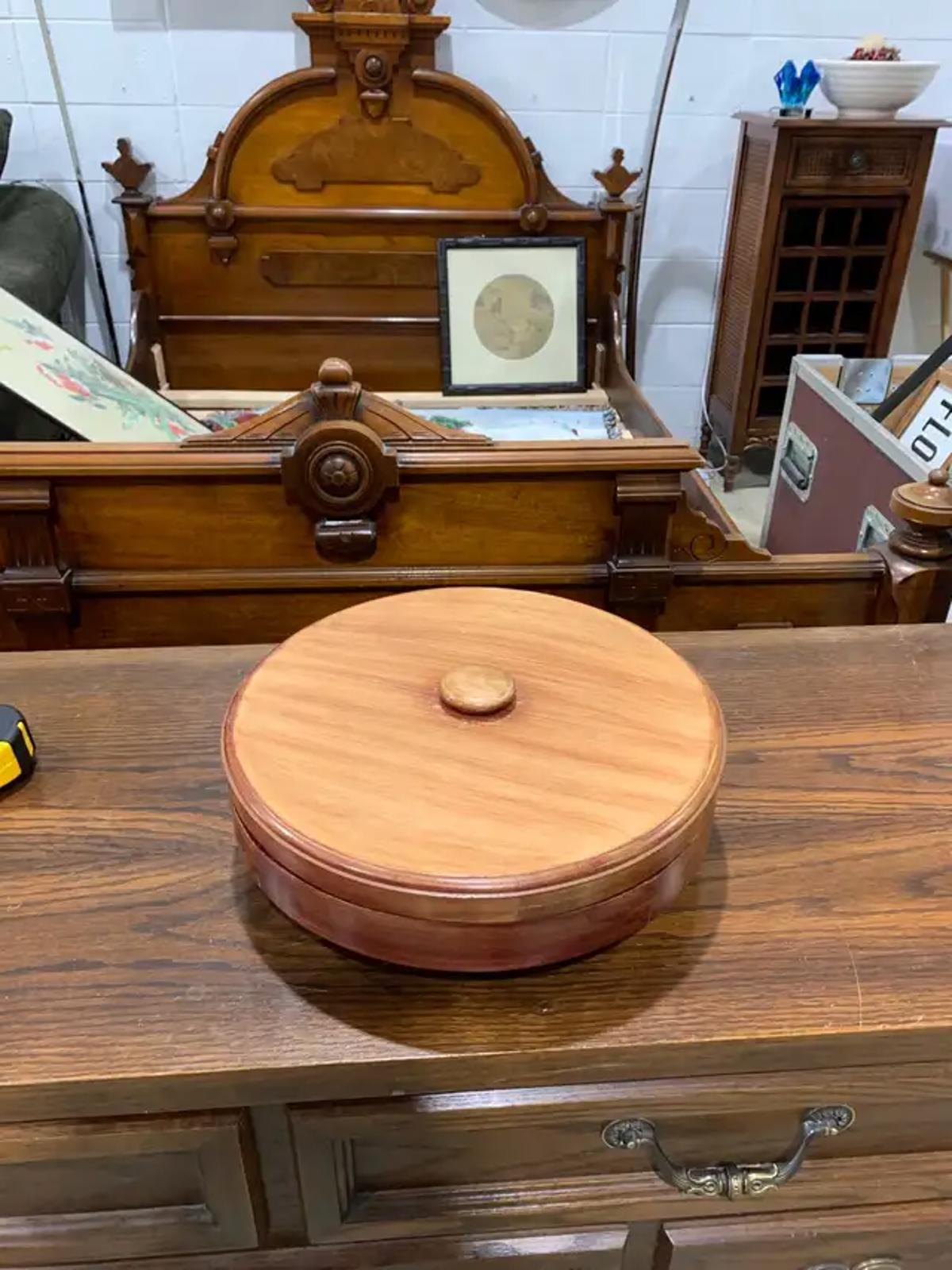 Lazy Susan with Serving Dishes