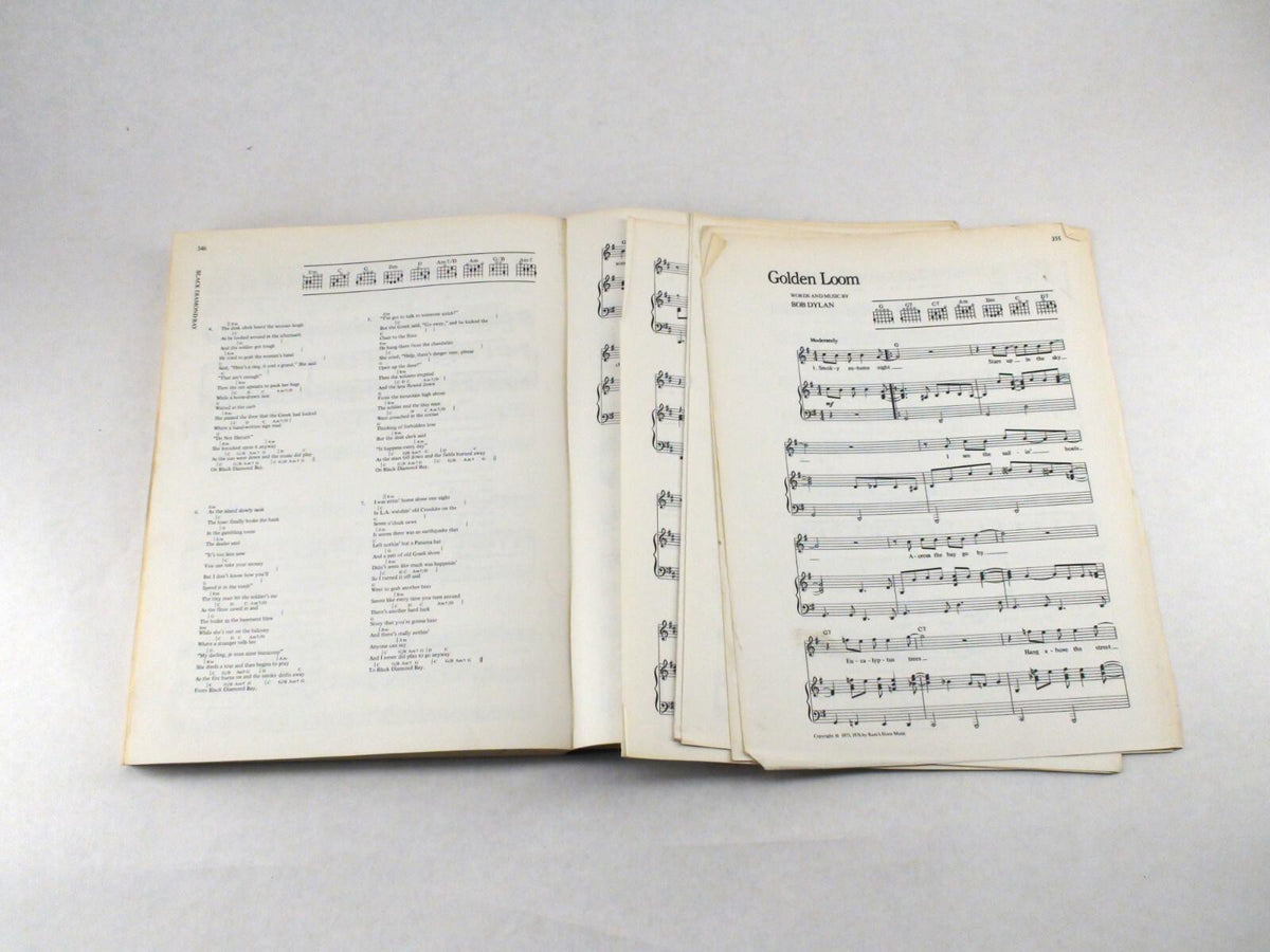 Les chansons de Bob Dylan, par Alfred Knopf - Broché 1986