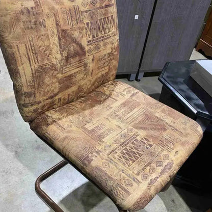 Mid-Century Patterned Chair