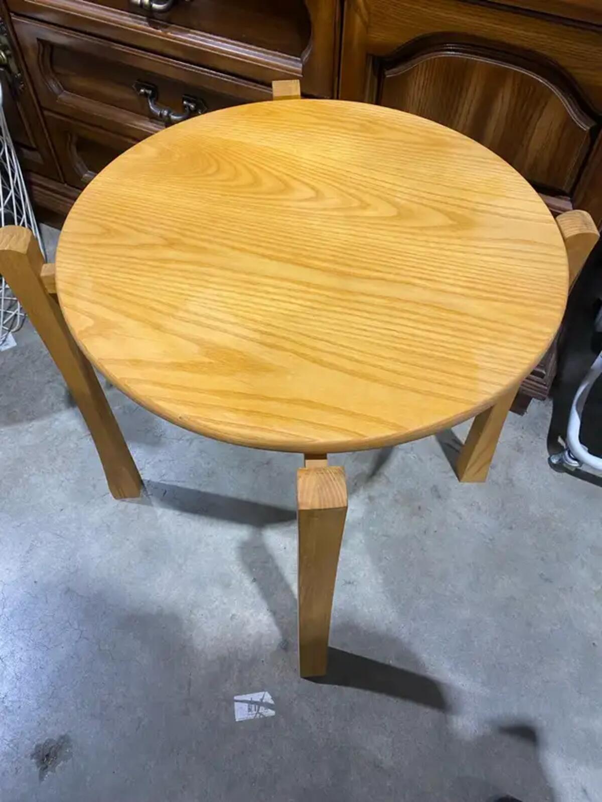 Small Interlocking Japanese-style wood table