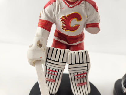 Lot of 2 - Mike Vernon & Jarome Iginla Bobble Head *For Repair*