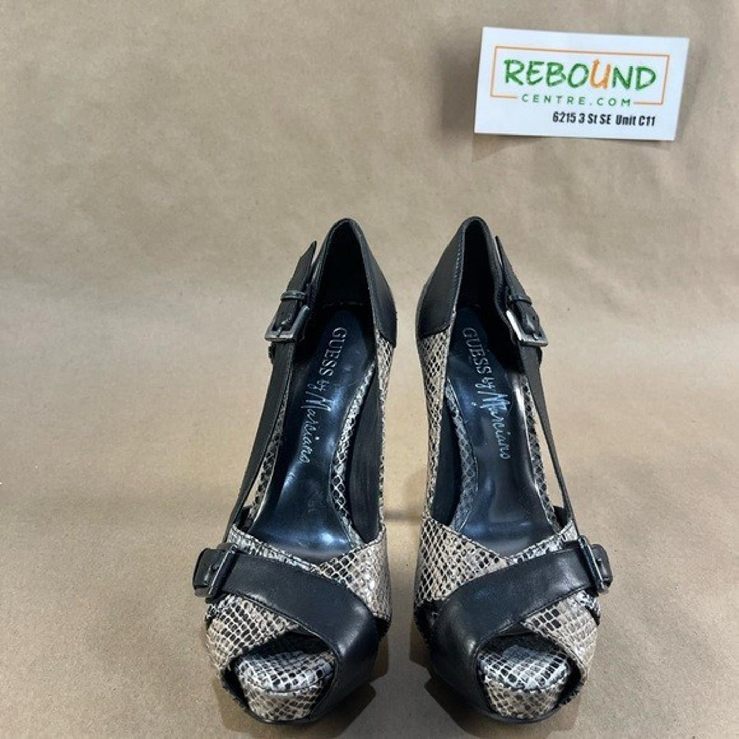 Vintage Guess by Marciano Snakeskin High Heels (Size US 6)