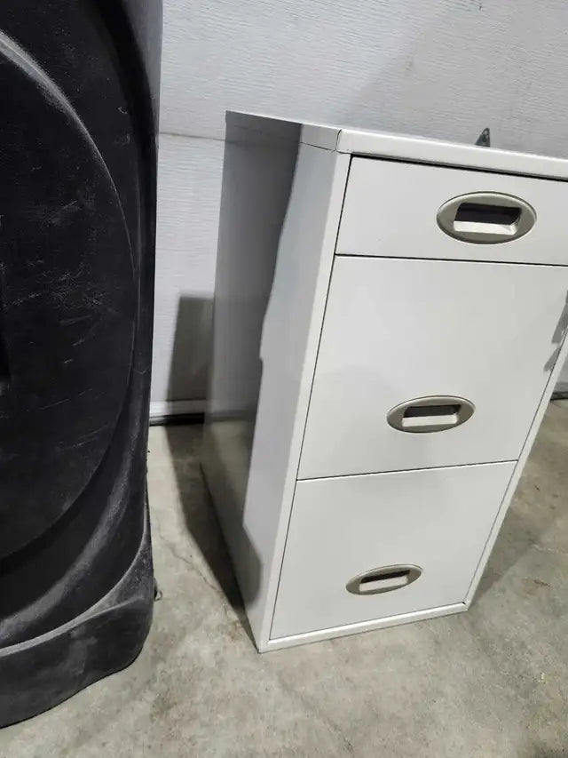 Steel White Filing Cabinet