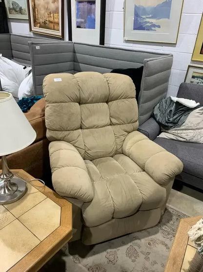 Beige Recliner Armchair