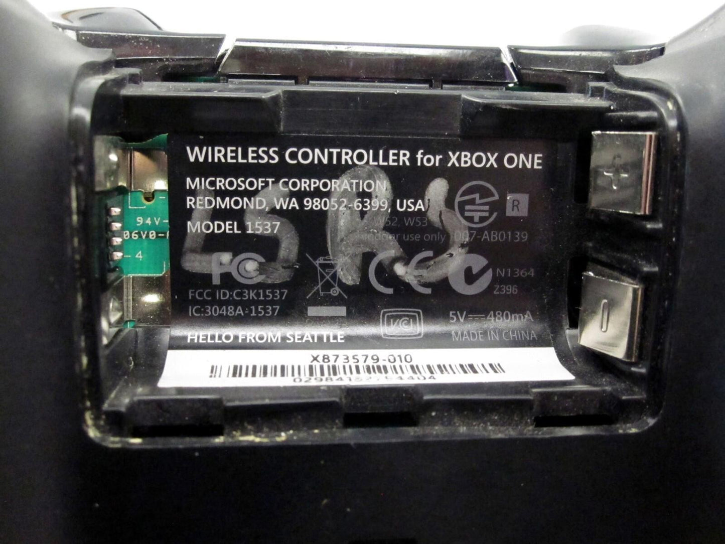 Official Xbox Controller 1537 Working No Battery Cover