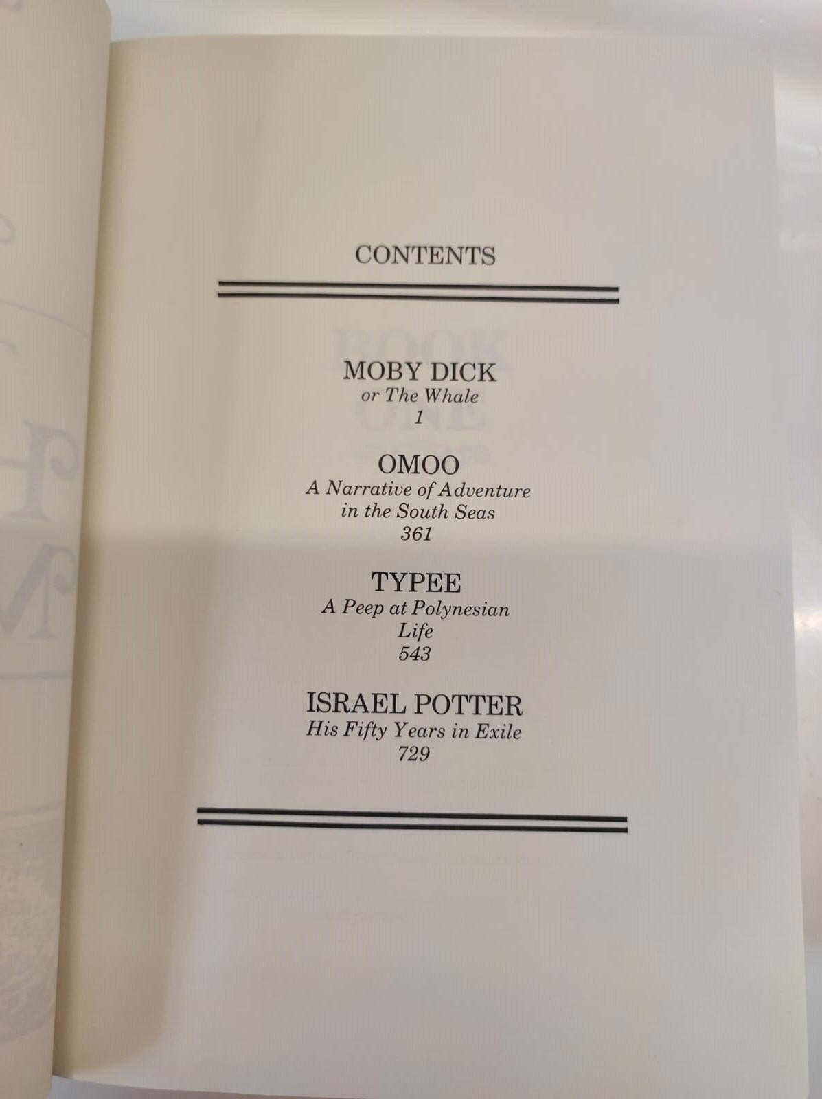 The Best of Herman Melville: Moby Dick, Omoo, Typee, Israel Potter