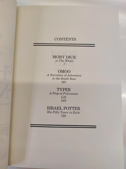 The Best of Herman Melville: Moby Dick, Omoo, Typee, Israel Potter