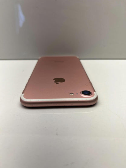iPhone 7 White/Rose Gold 32GB Cracked Glass FOR PARTS