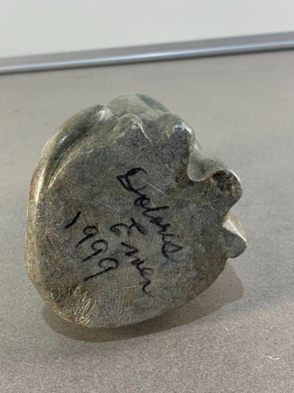 Hand carved Stone Cat Figurine in Soapstone