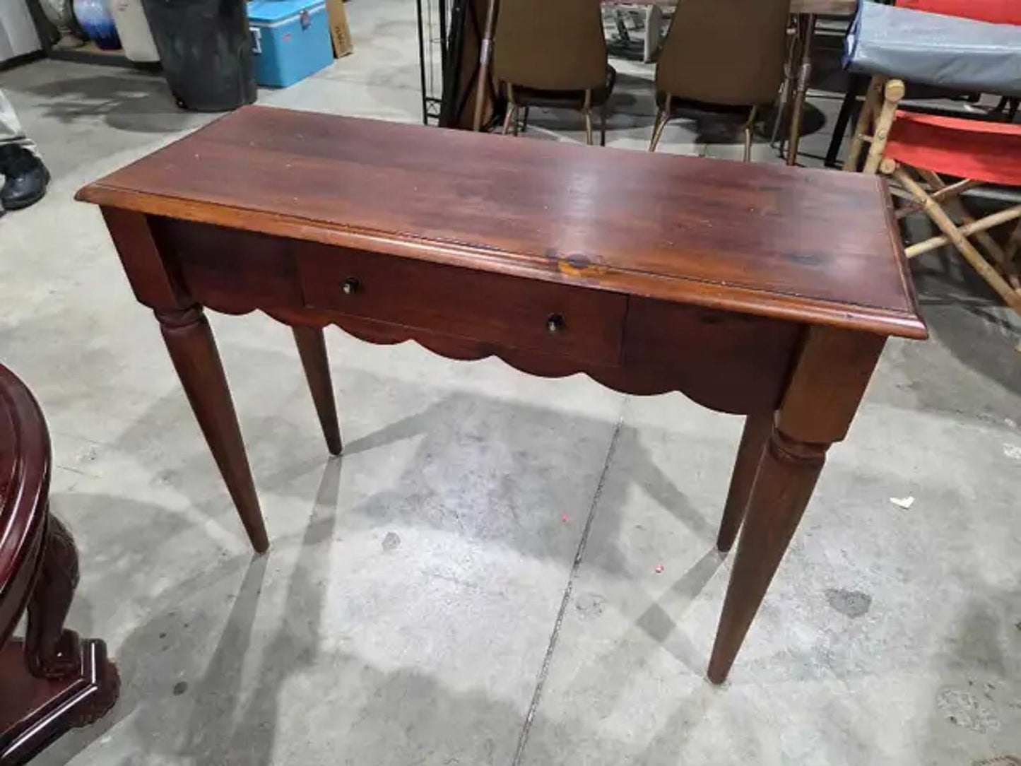 Wooden Console Table with Drawer