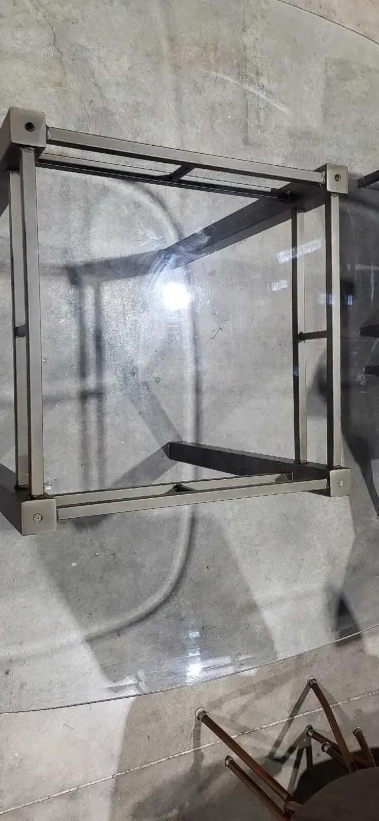 Square Glass Dining Table 45 x 45 x 29.5