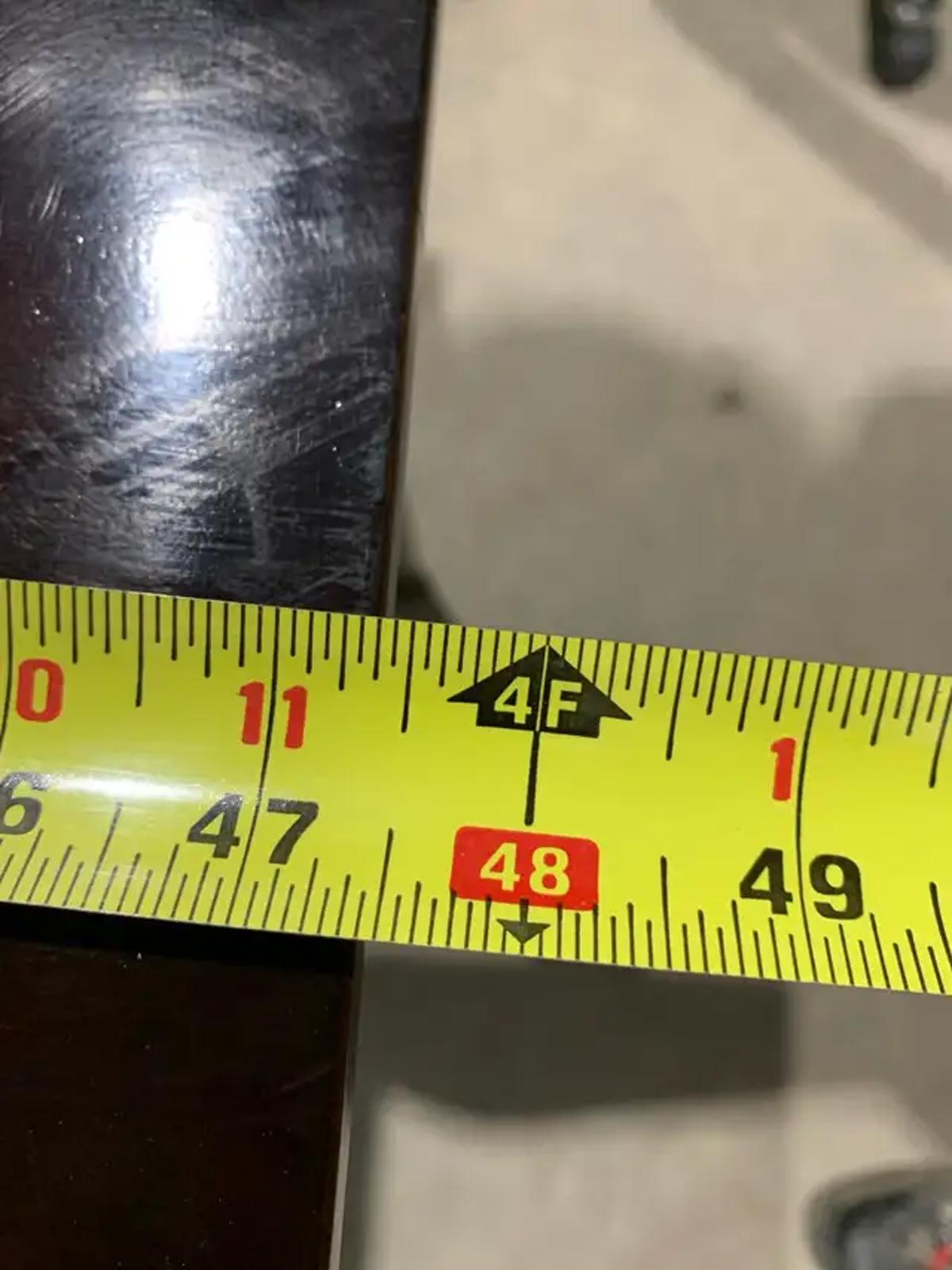 Large Dark Wood Dining Table