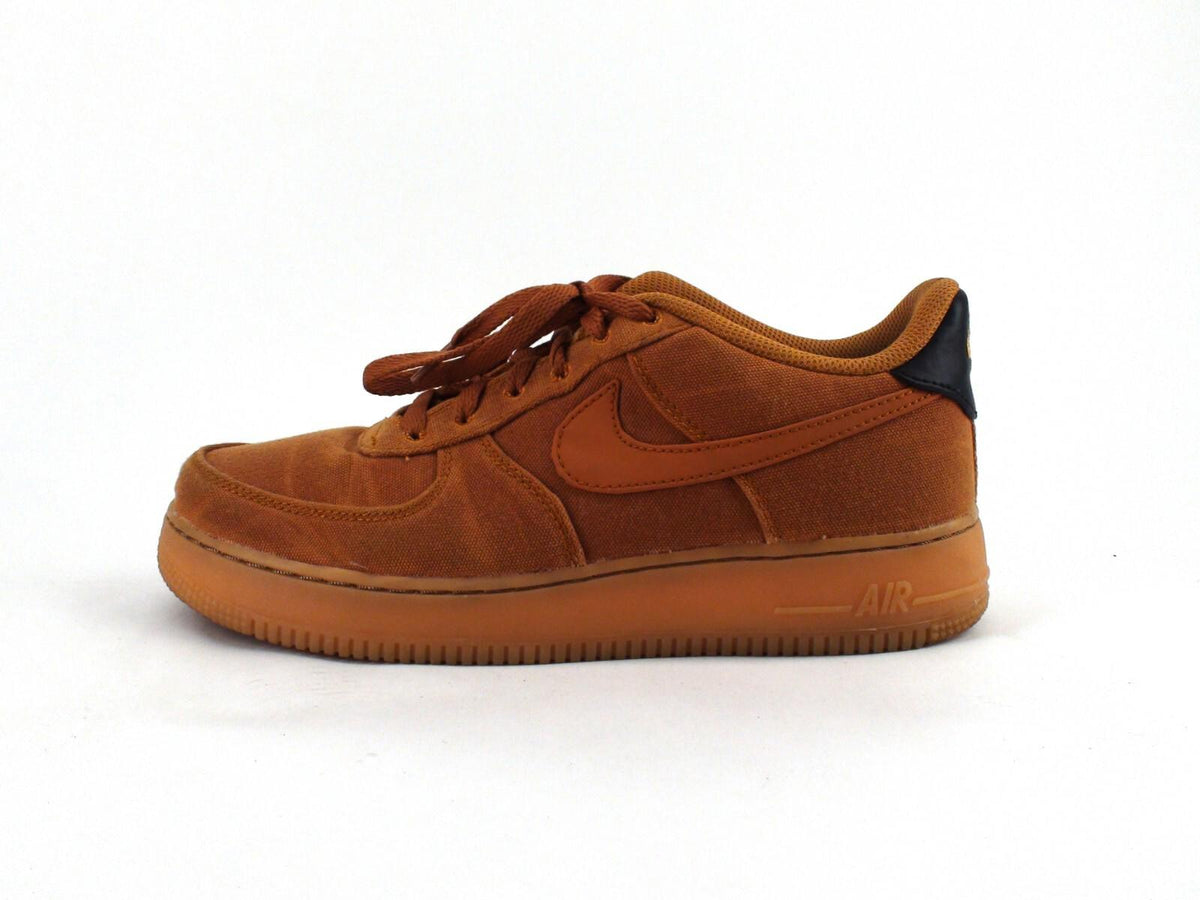 Nike Air Force 1 Low 2018 Monarch Gum - Size 7Y US, 40 EU - Orange, Pre-Owned