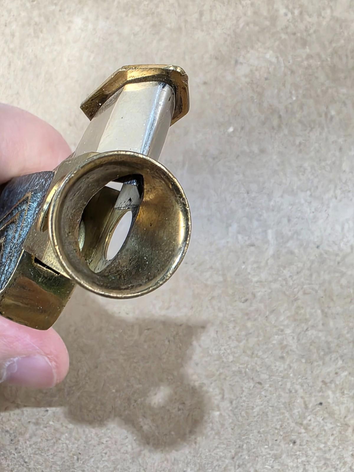 Heavy Brass Cigar Cutter PFEILRING | Vintage German Guillotine Cigar Cutter