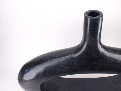 GOOD CONDITION Marquis Beverly Hills Extra Large Art Deco Vase Black