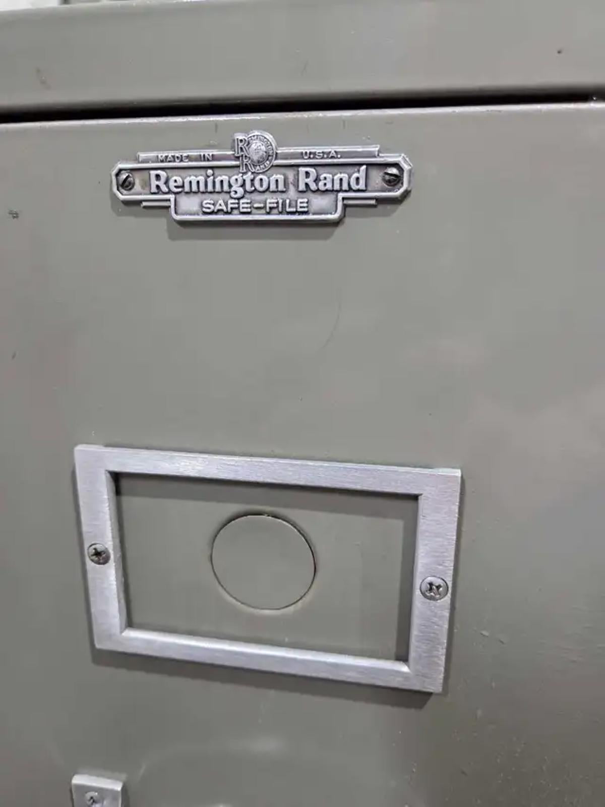 Remington Rand Fire Insulated File Cabinet