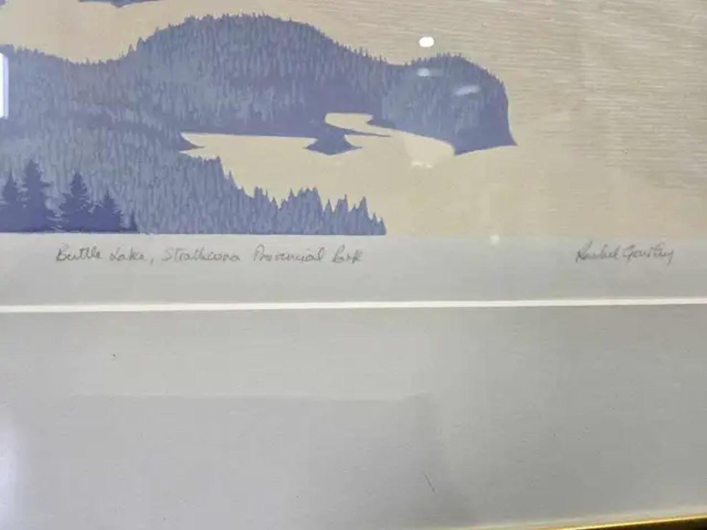 Buttle Lake Limited Edition Art by Rachel Gourley - 27/30